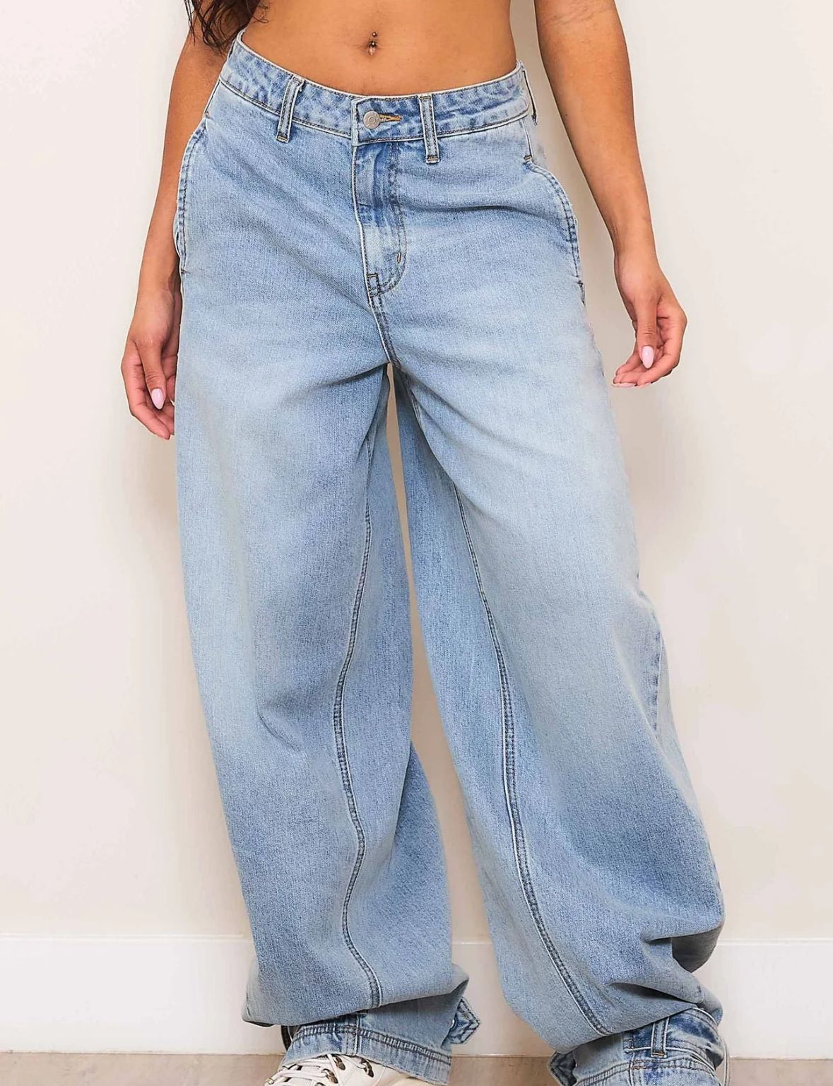 Pantalon Mezclilla Ancho
