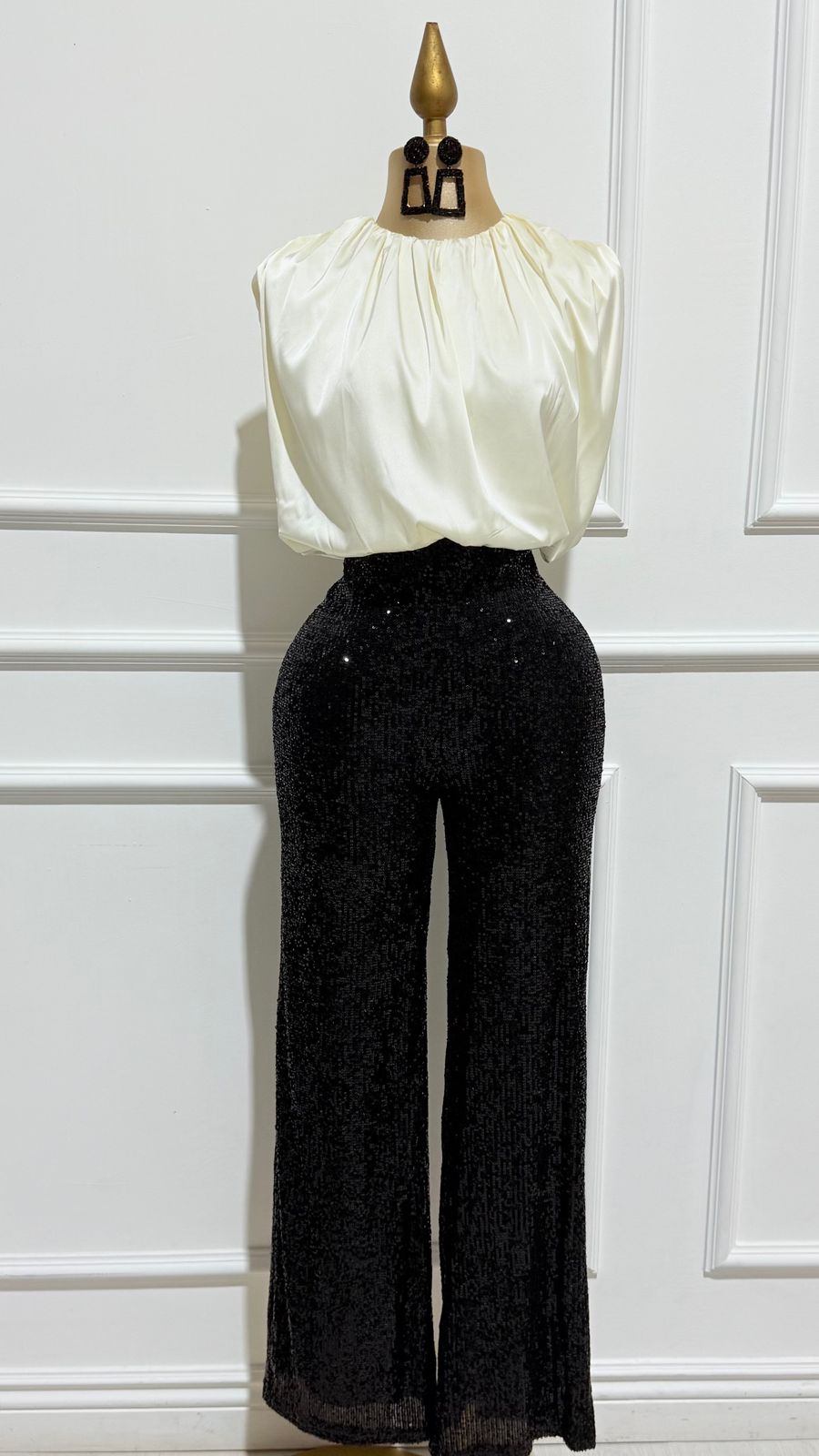Palazo Negro/Blanco Lentejuelas