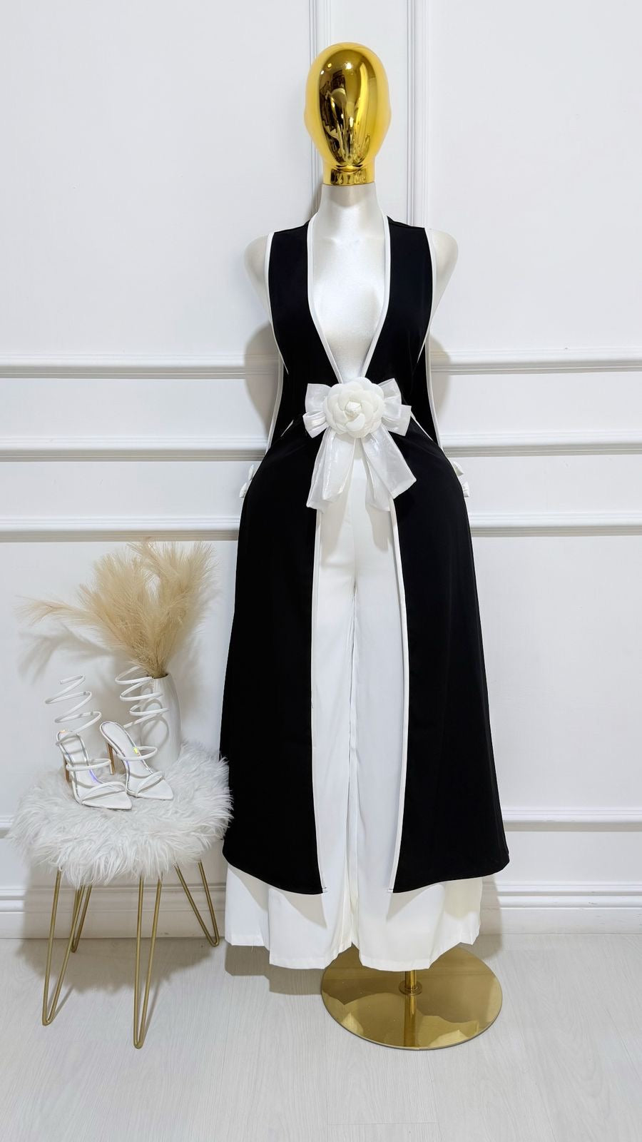 Set Blusón Pantalón Negro