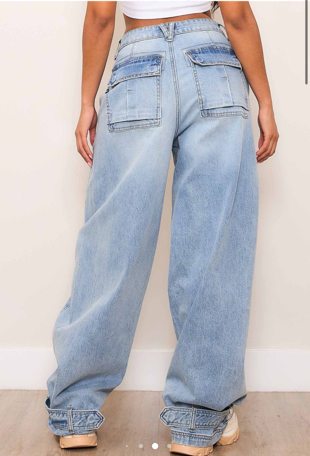 Pantalon Mezclilla Ancho