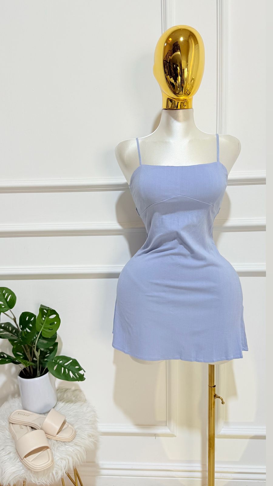 Vestido Corto Azul