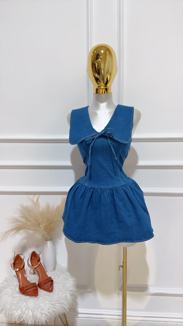 Vestido Corto Mezclilla