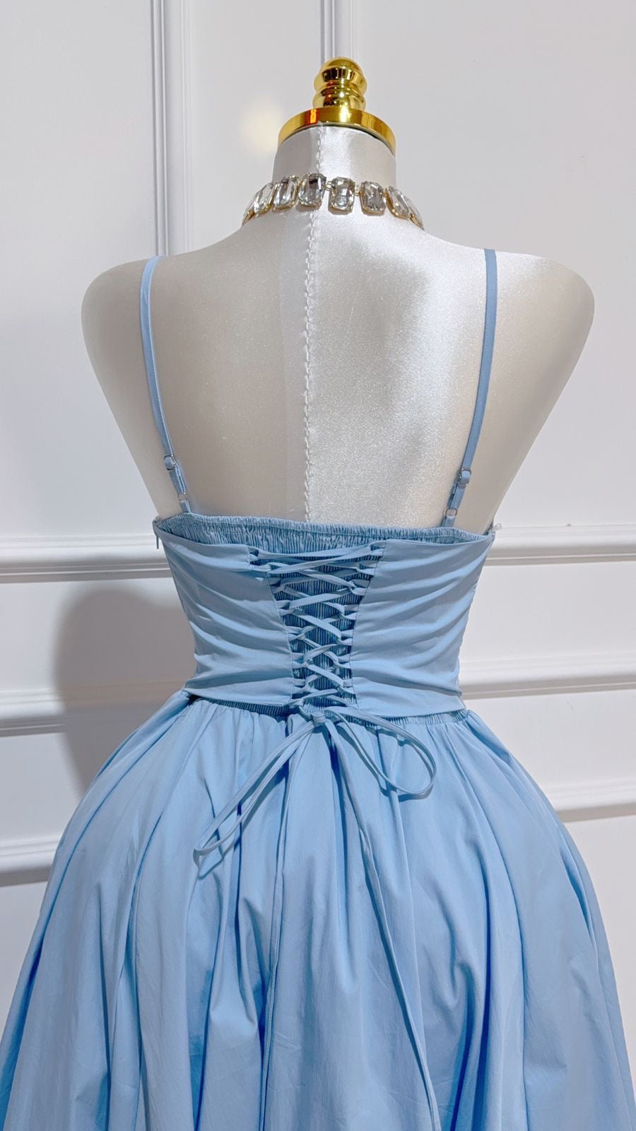 Vestido Largo Azul