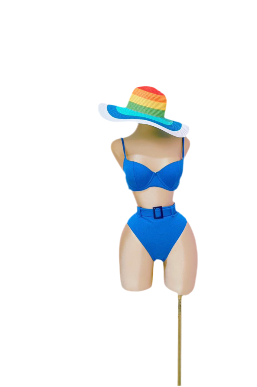 Bikini Azul Dos Piezas