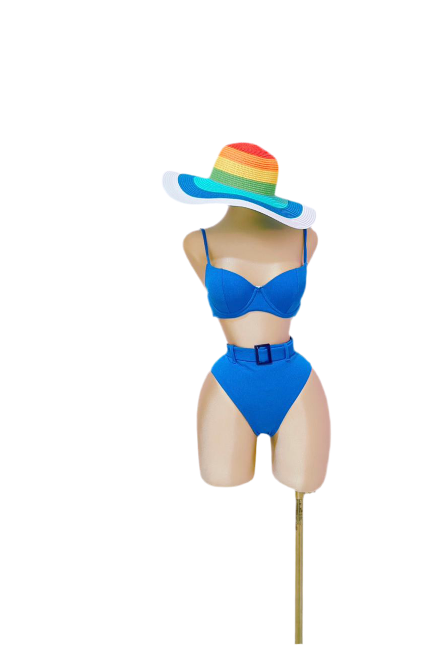 Bikini Azul Dos Piezas