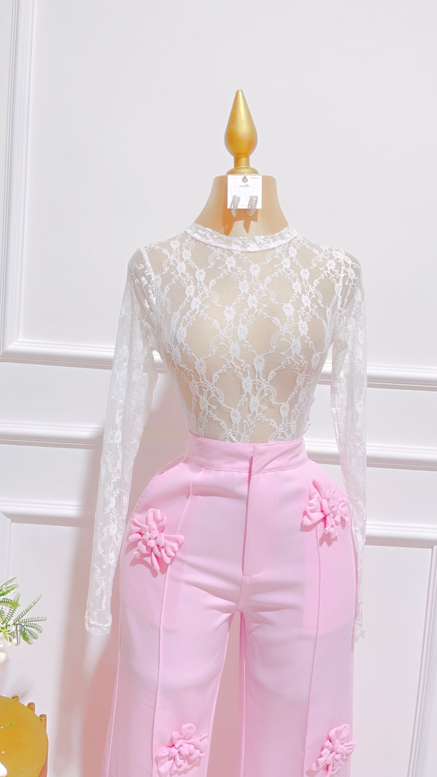 Pantalón Rosa Flor