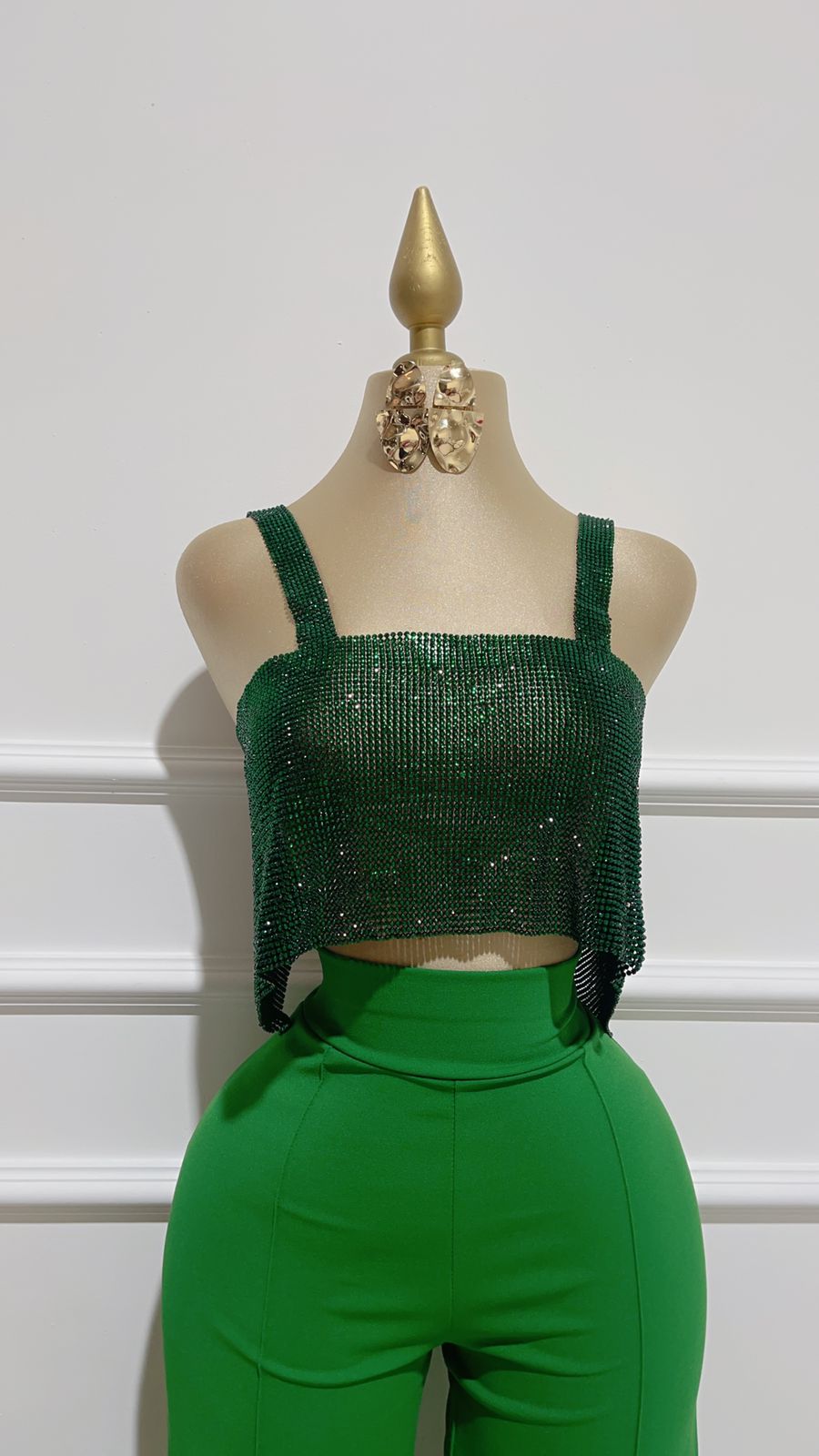 Pantalón Verde Ancho