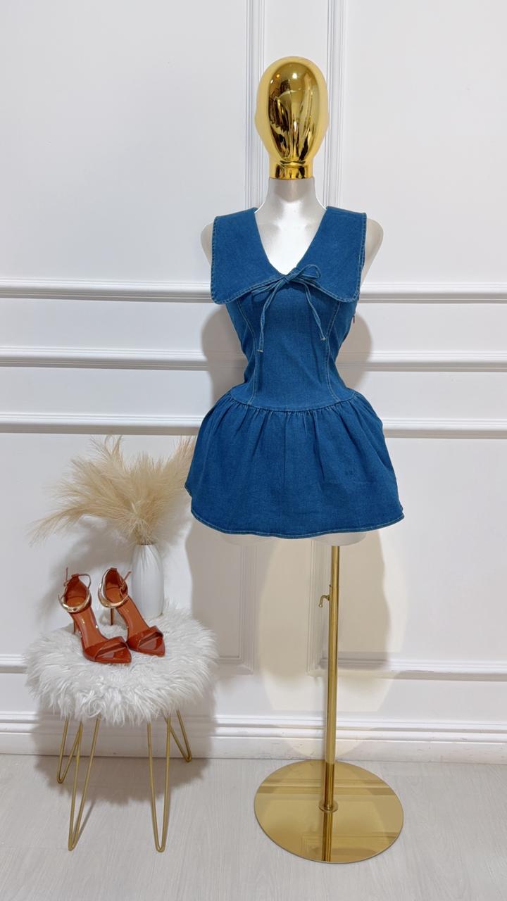 Vestido Corto Mezclilla