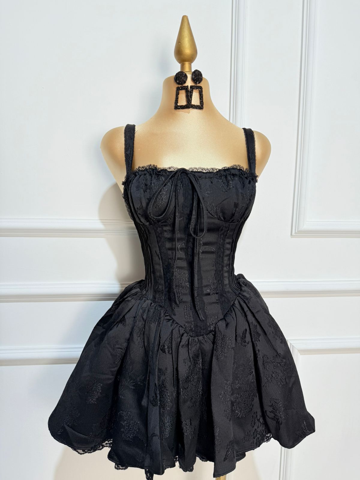 Vestido Negro/Corset