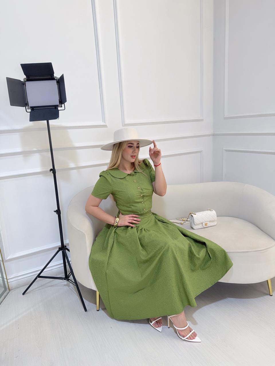 Conjunto Verde Botones