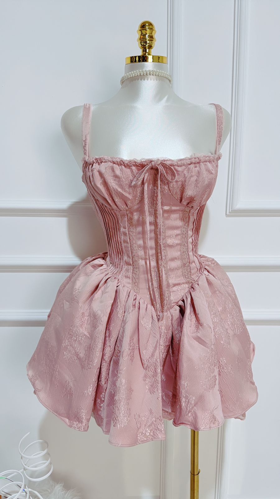 Vestido Rosa/Corset