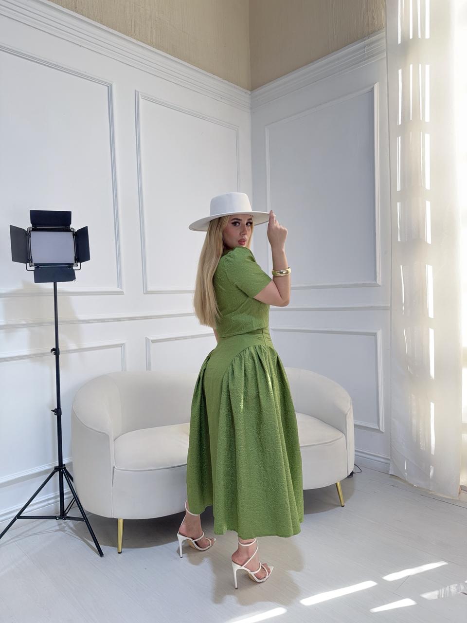 Conjunto Verde Botones