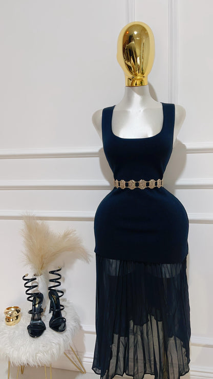 Vestido Negro Tirantes