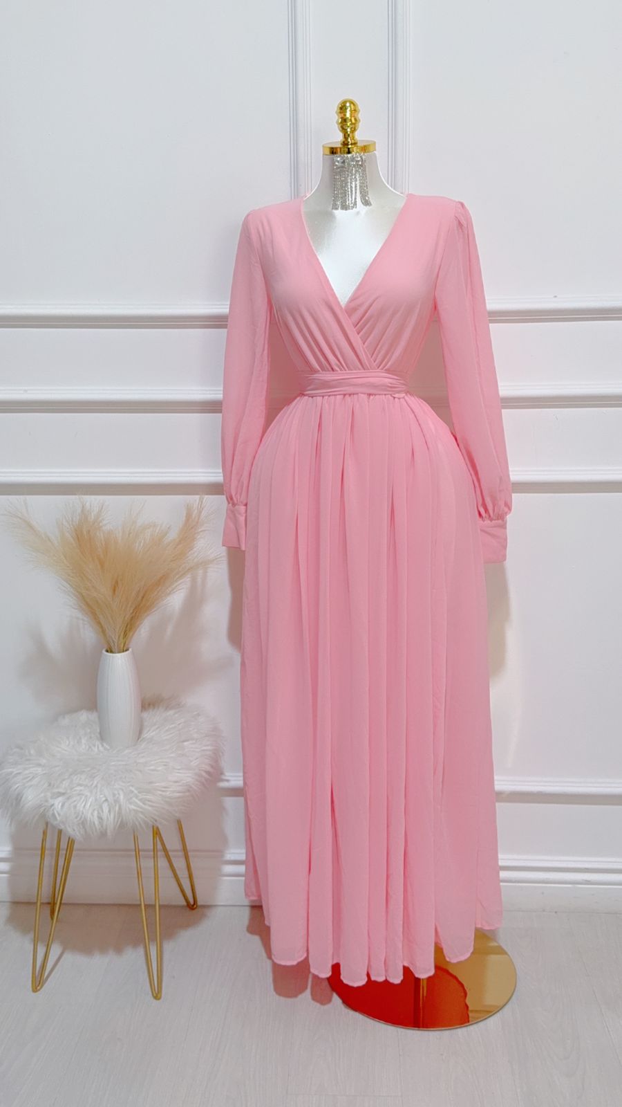 Vestido Largo Escote V