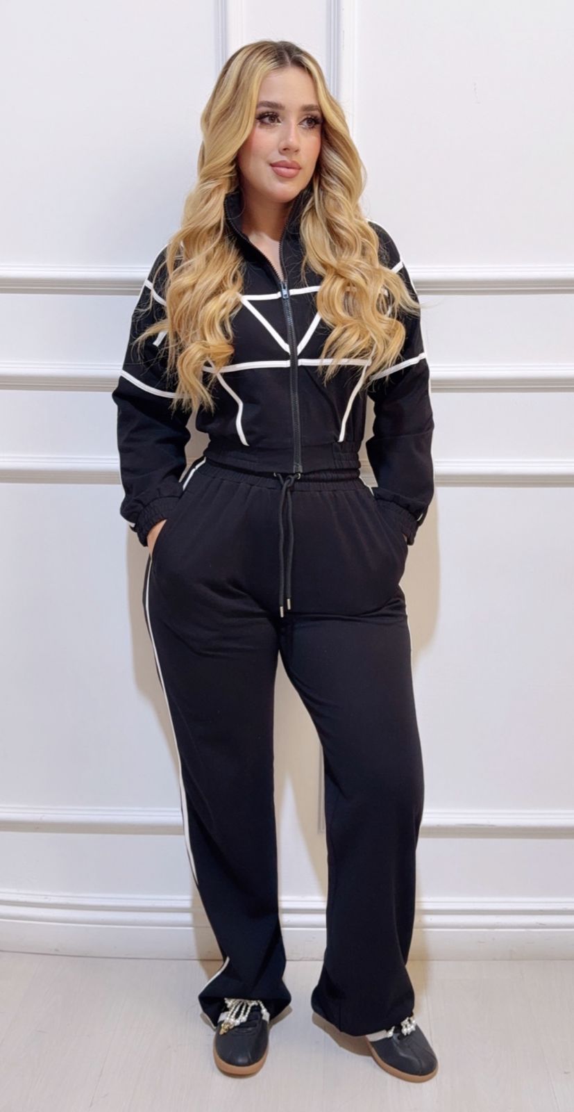 Set Sueter Rayas Pantalon