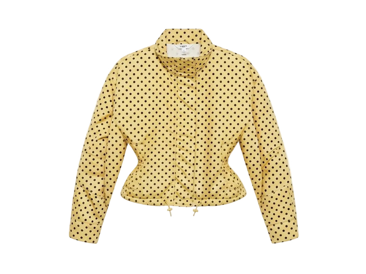 BLUSA AMARILLA MANGA LARGA POLKA