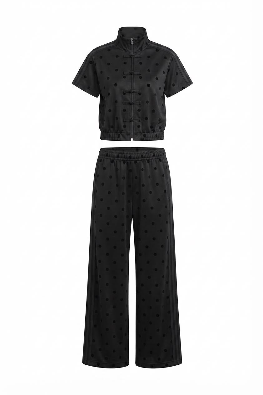 CONJUNTO NEGRO PUNTOS