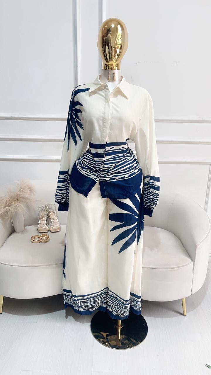CONJUNTO PANTALON CAMISA MANGA LARGA