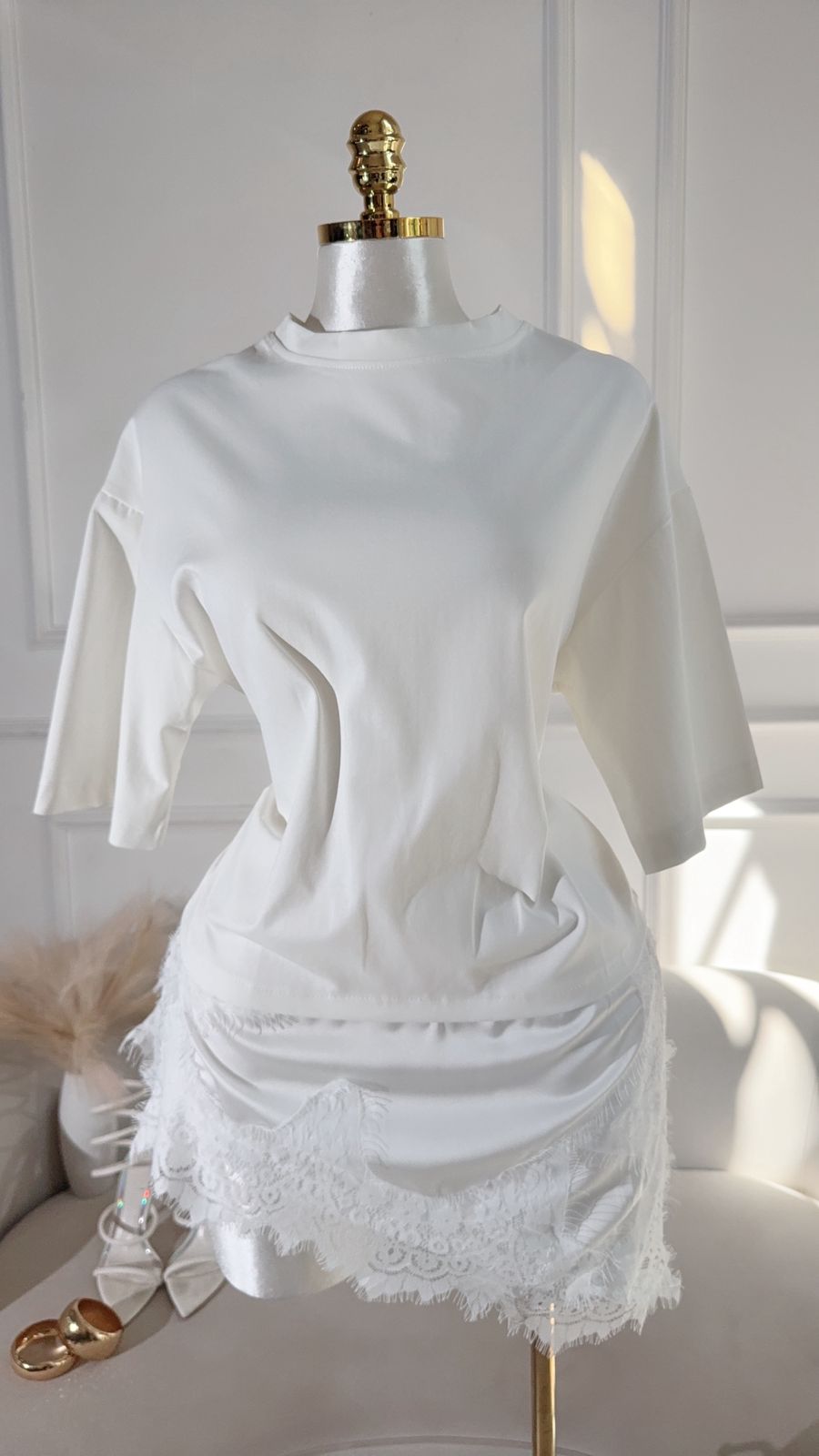Blusa Blanca Encaje