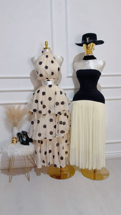 Vestido Largo Nude