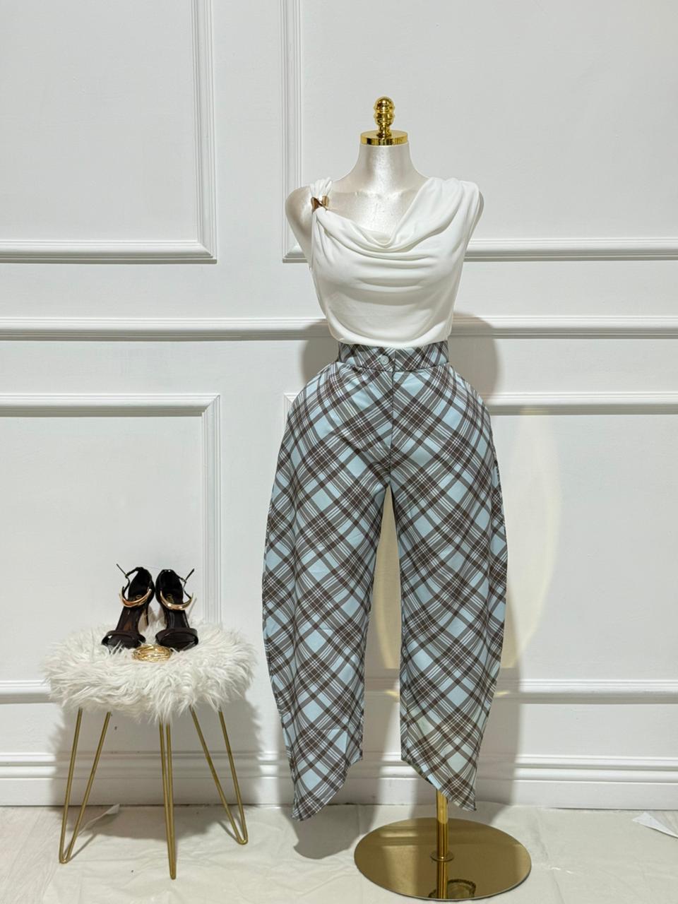 PANTALON CUADRADO AZUL