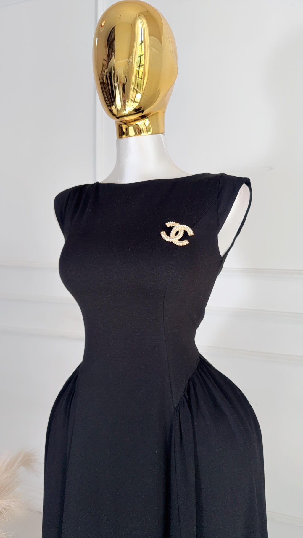 VESTIDO NEGRO LARGO