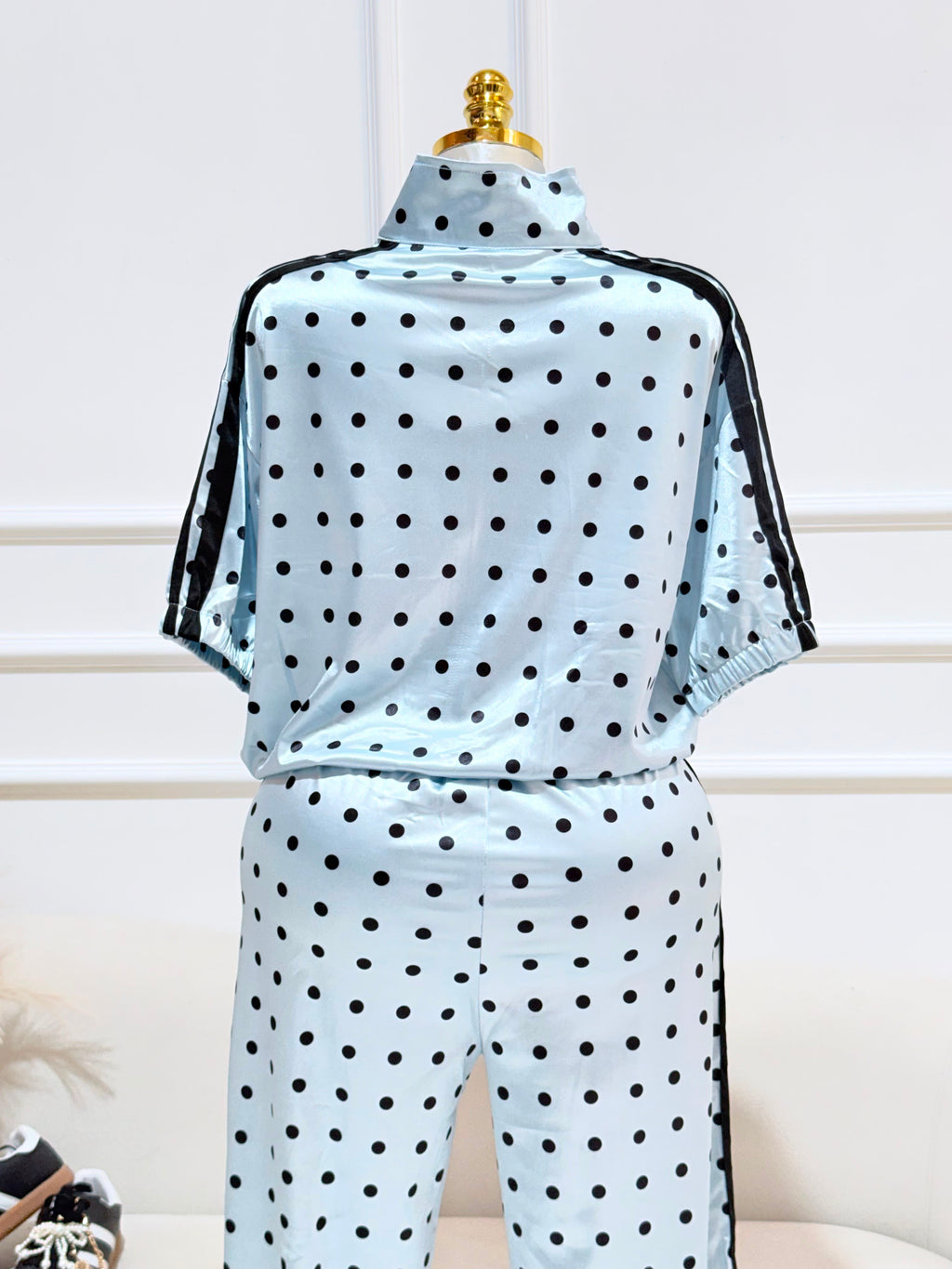 CONJUNTO AZUL POLKA