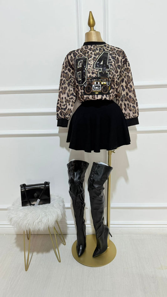 Sueter Leopardo 84 Lentejuela