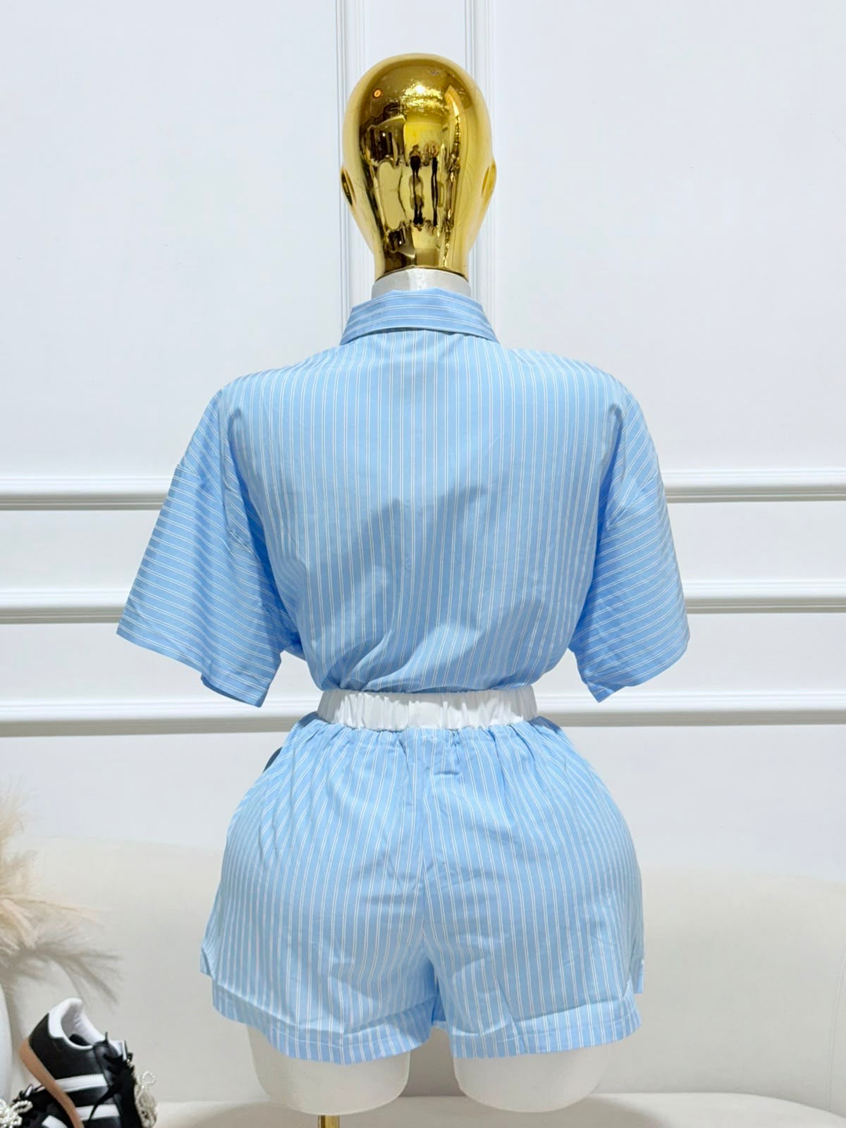 CONJUNTO AZUL RAYADO