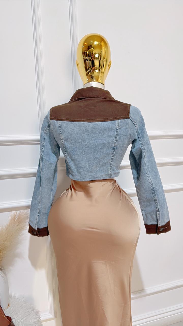 Chaqueta Corta Contraste