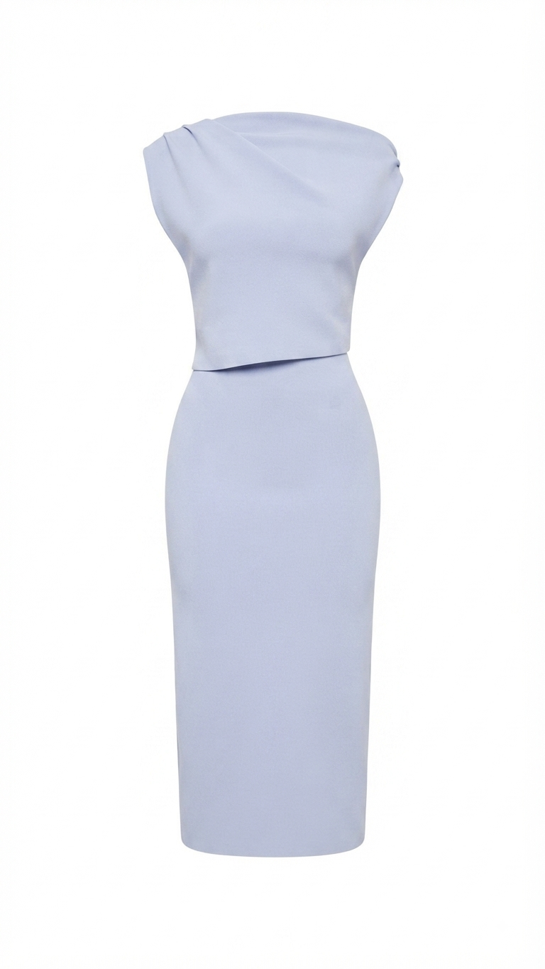 CONJUNTO AZUL FALDA LARGA