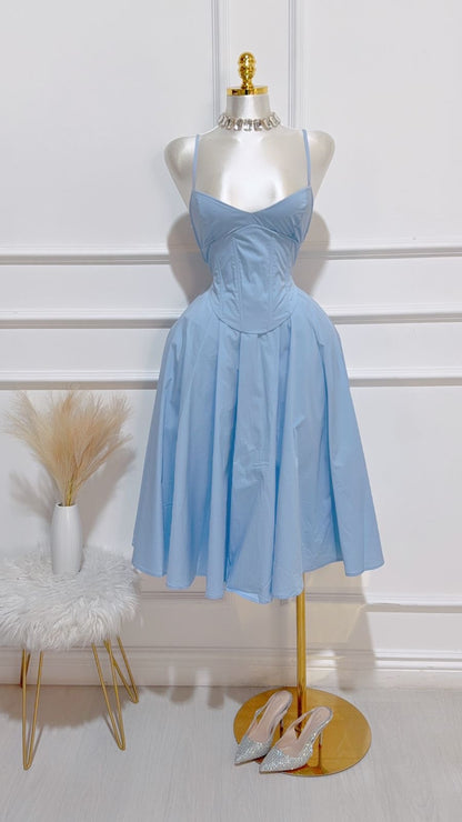 Vestido Largo Azul