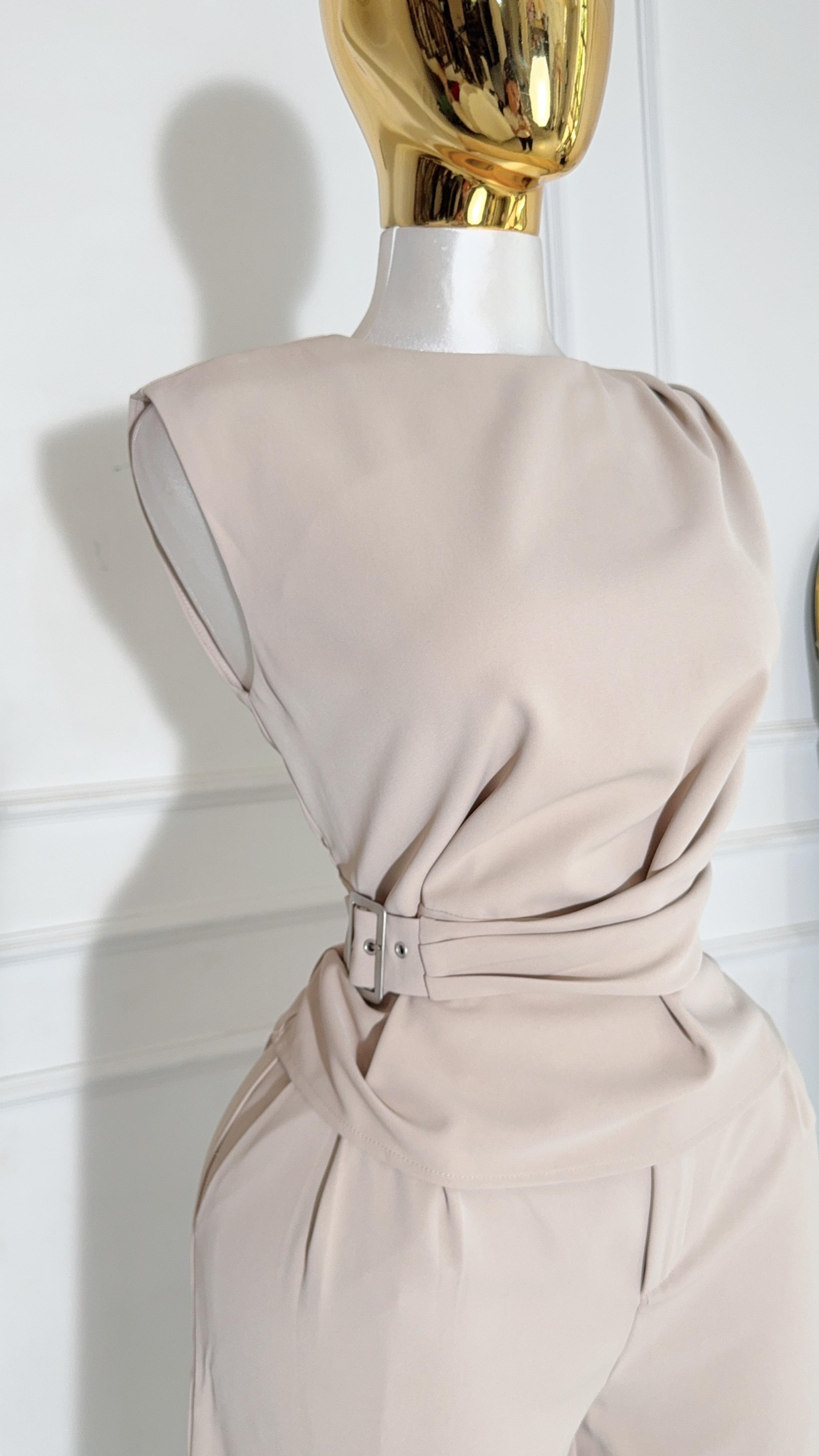 CONJUNTO PANTALON BEIGE