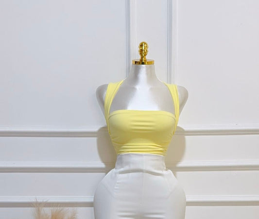 Blusa Tirantes Amarilla