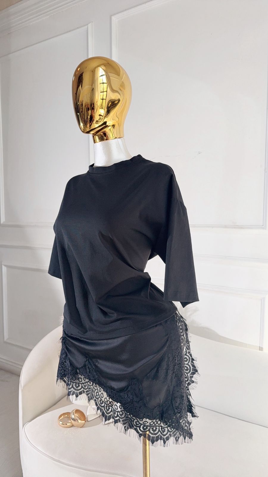 Blusa Negro Encaje