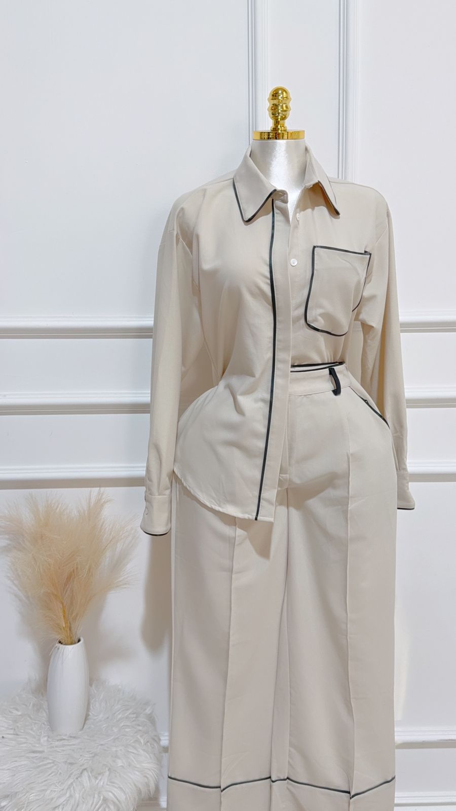 Set Beige Negro