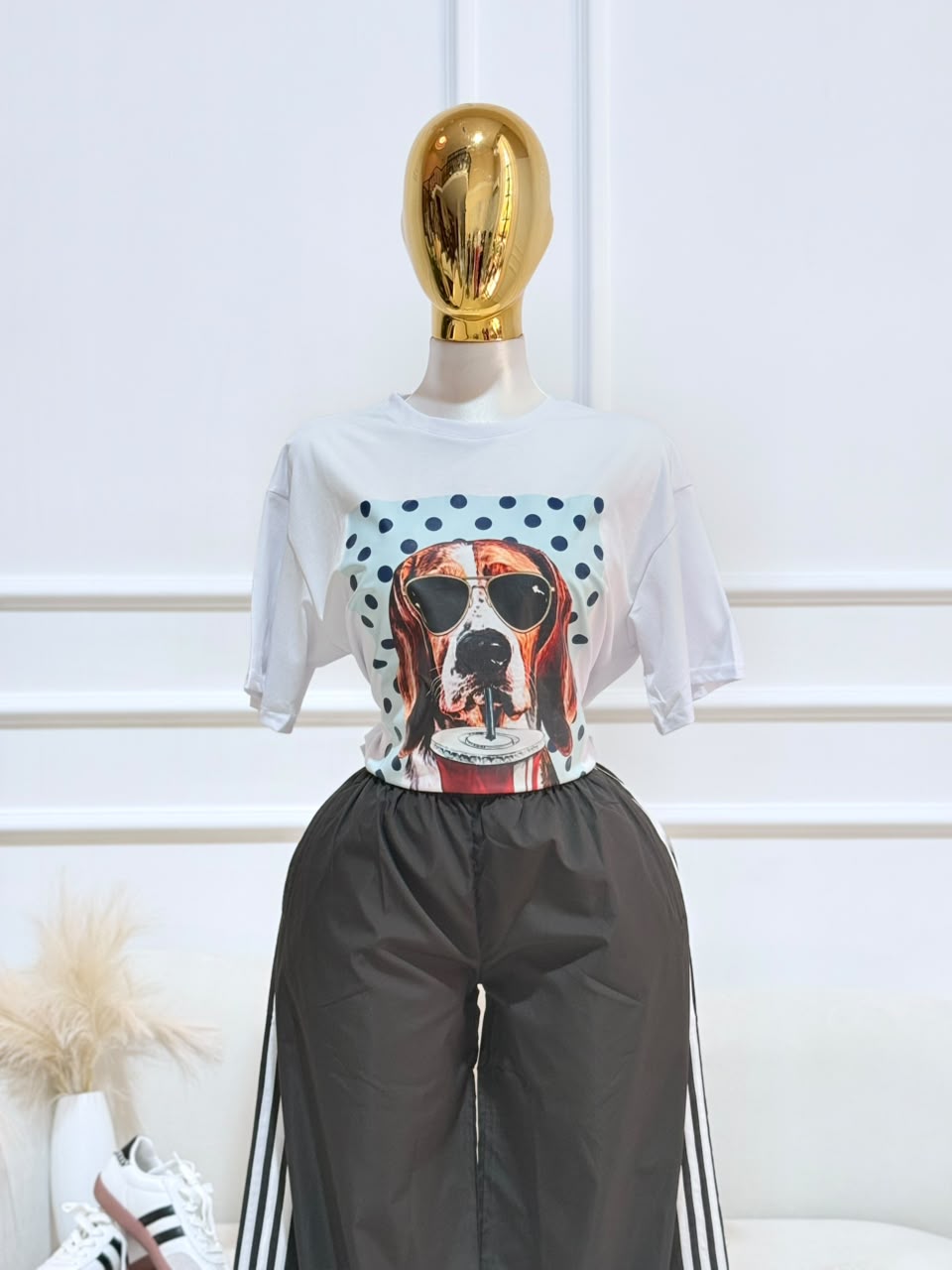 BLUSA BLANCA DOG