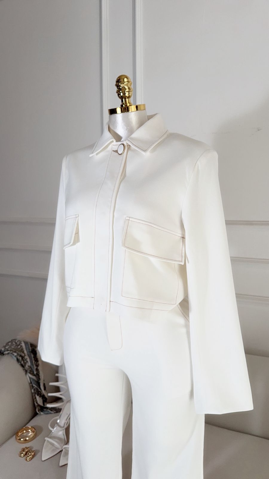 Conjunto Pantalon Blanco