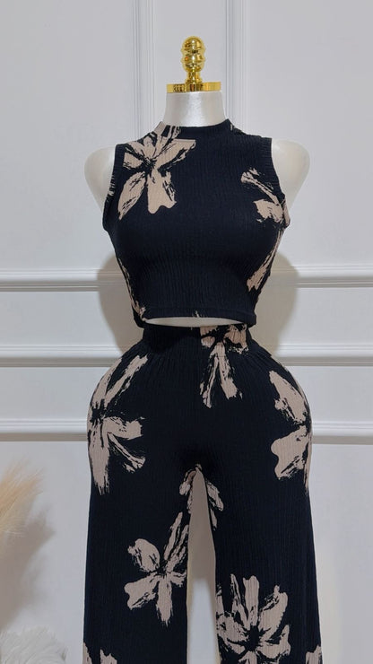 Set Plisado Negro Daysi