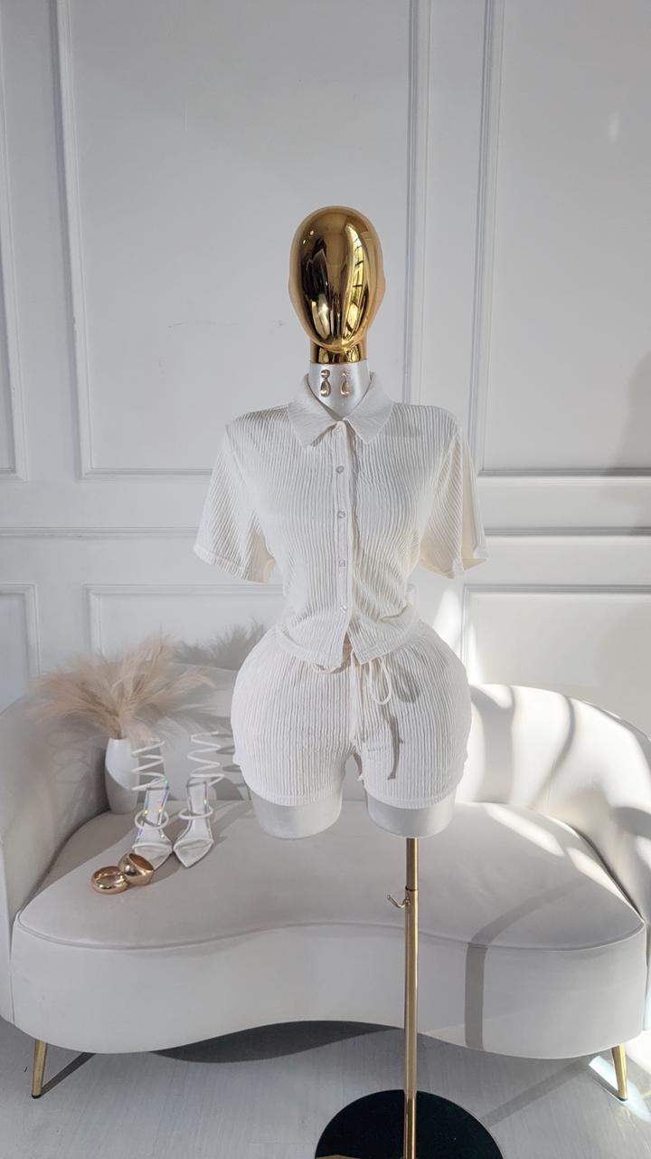 Conjunto Short Blanco