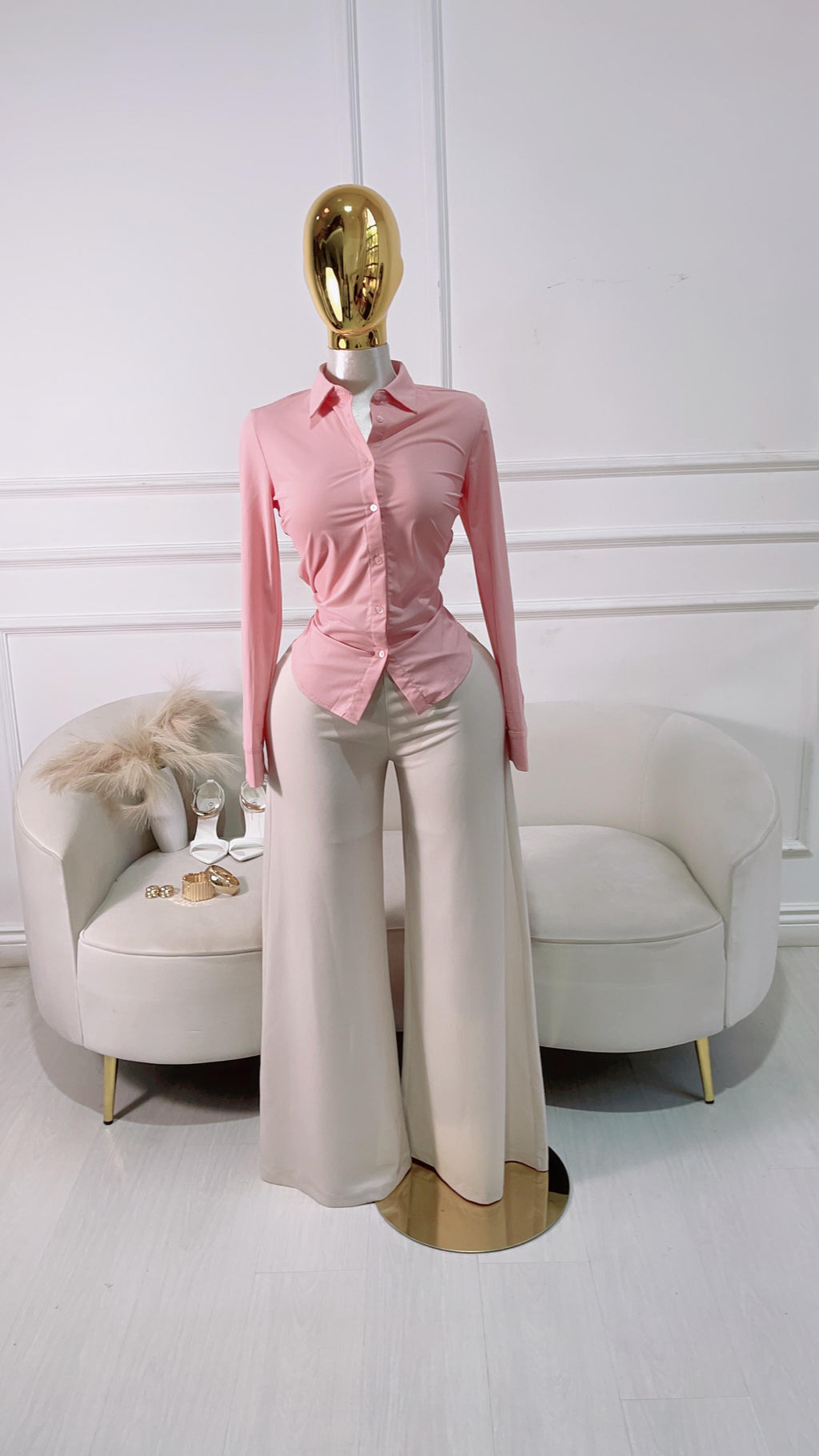 CAMISA ROSA PASTEL
