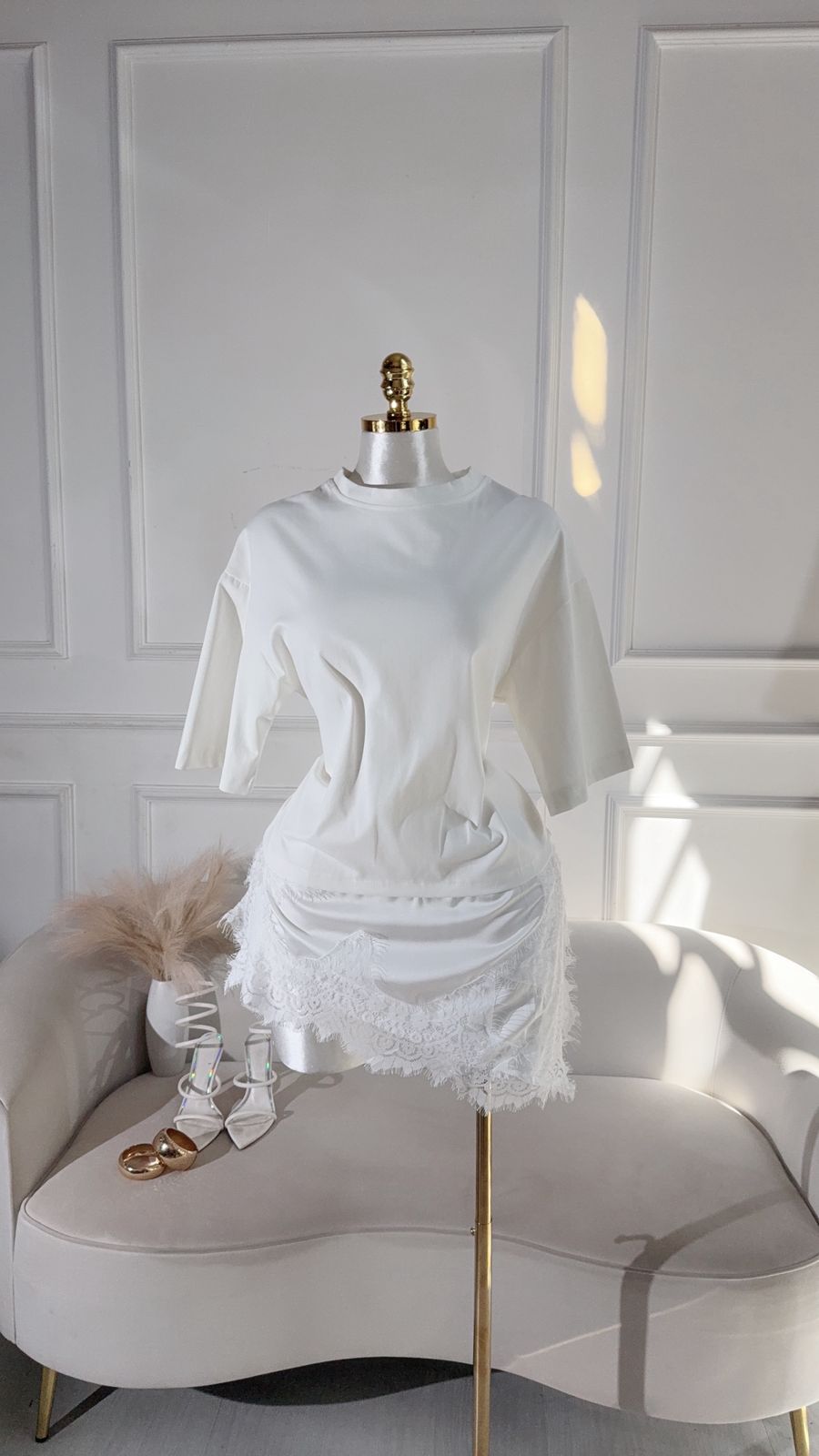 Blusa Blanca Encaje