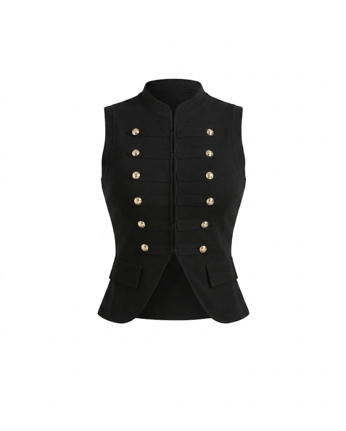 BLUSA NEGRA BOTONES