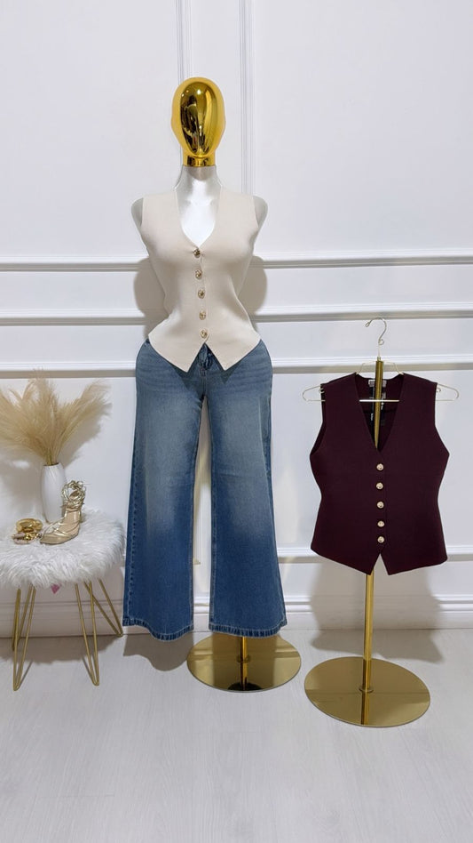 Pantalon Deslavado Mezclilla