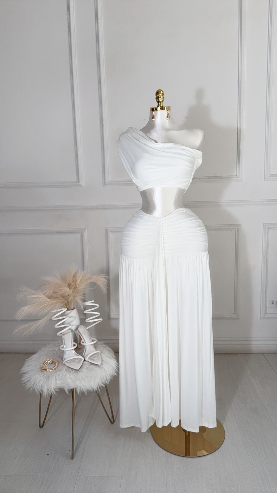 Conjunto Blanco Falda