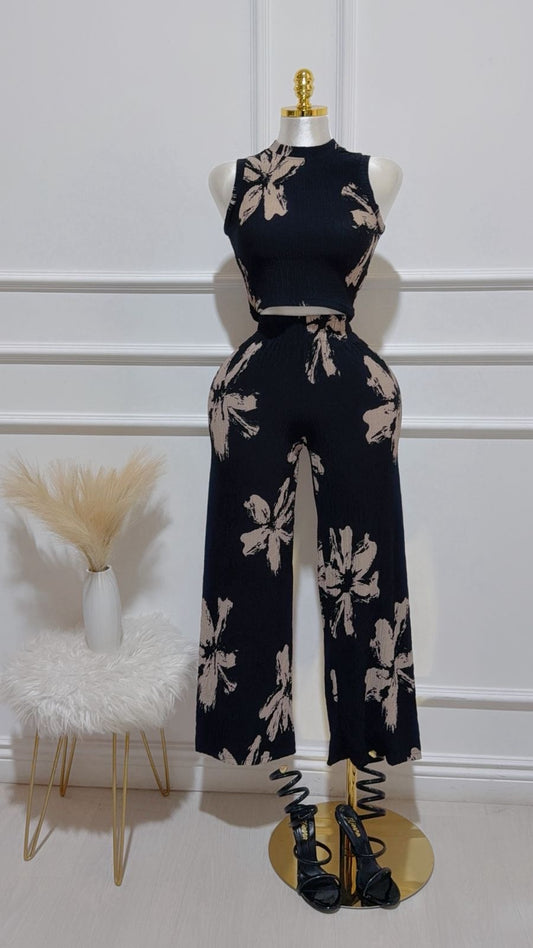 Set Plisado Negro Daysi