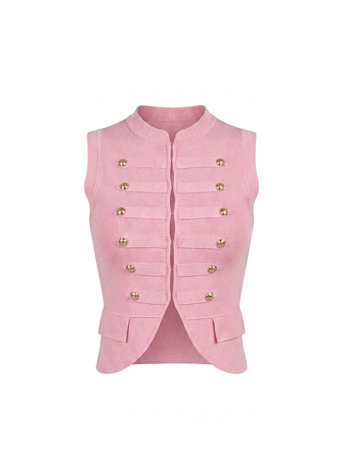 BLUSA ROSA BOTONES