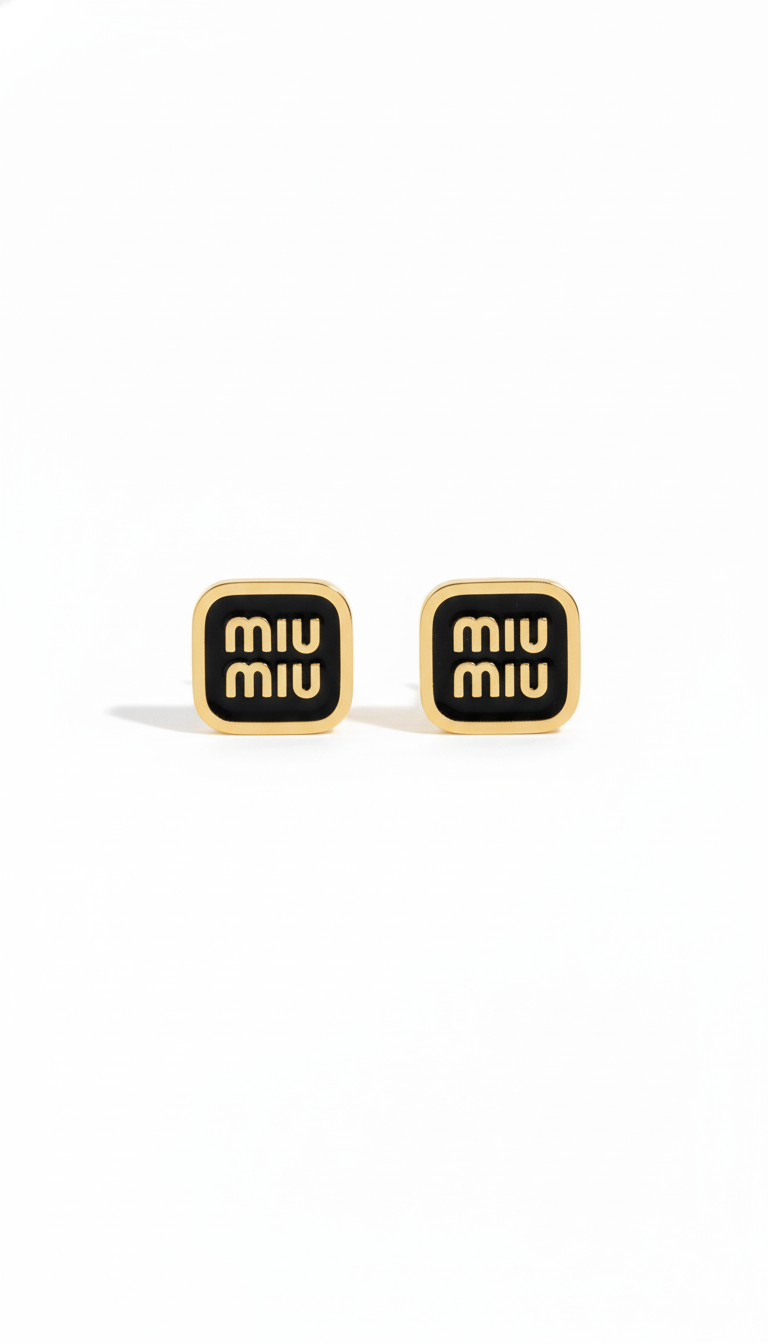 Aretes miu miu dupe