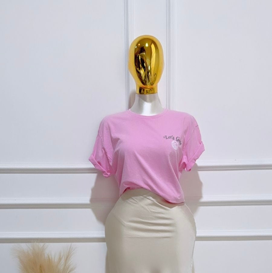 Playera Estampados Rosa