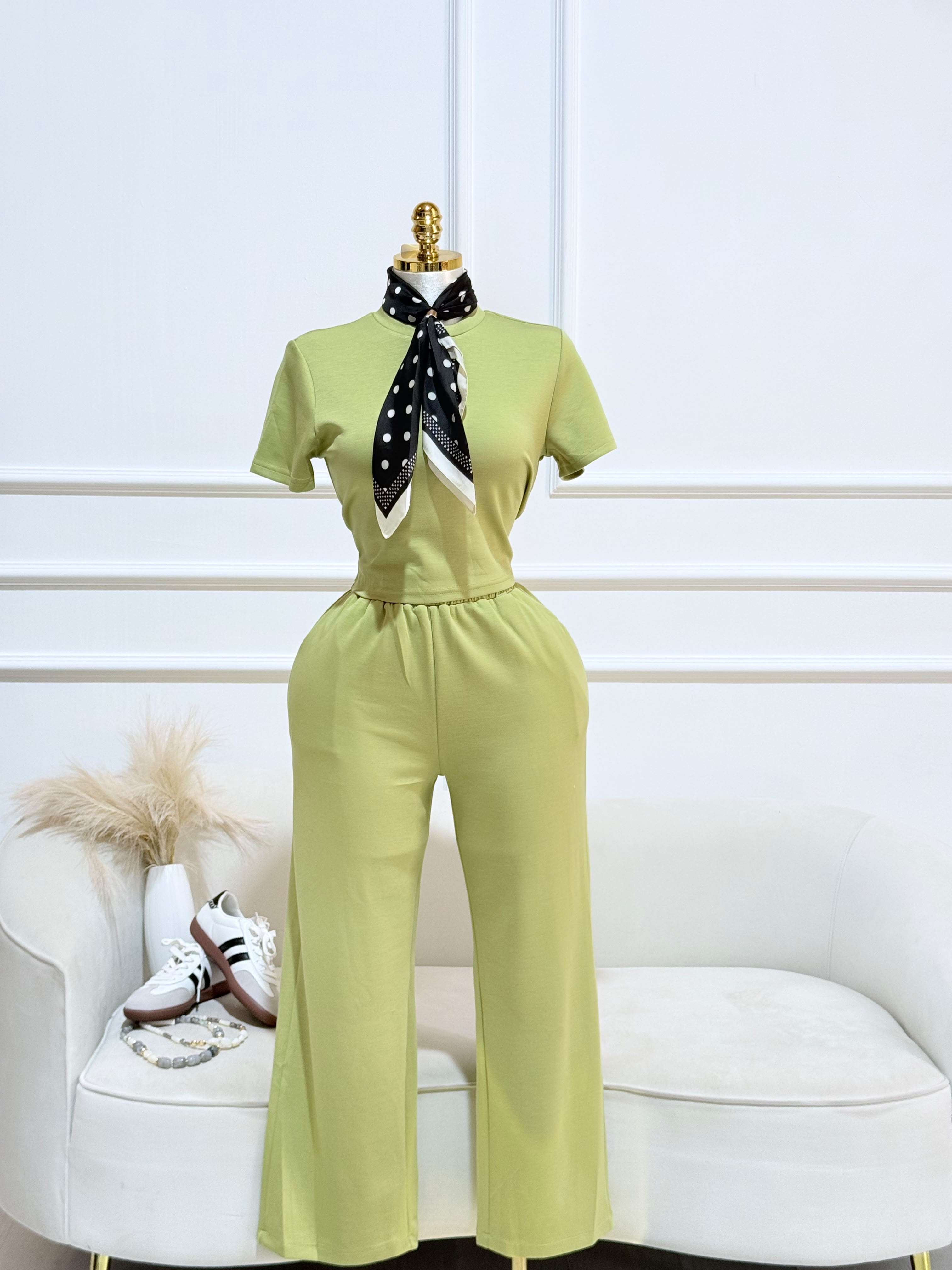 CONJUNTO PANTALÓN VERDE